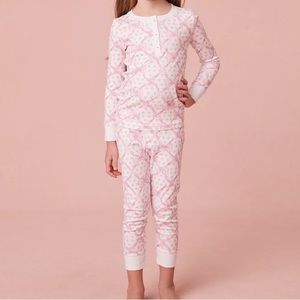 Loveshackfancy x roller rabbit kids baby bow heart pajamas